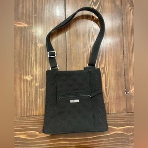 Vera Bradley Hipster Black Crossbody Purse